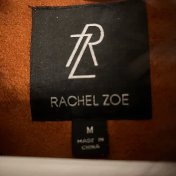 Rachel Zoe Brown Suede fur Coat Size M - Picture 13 of 16